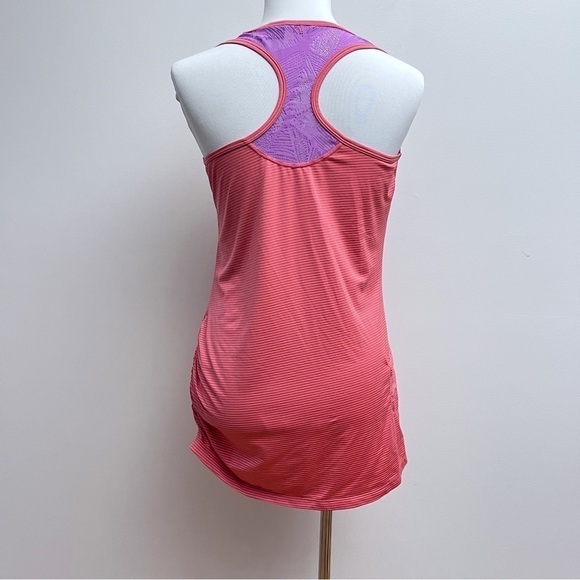 Merrell Coral striped Lilac Lace Racerback Tank Size Small - Picture 4 of 9